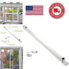 Easy Install Sliding Door Security Bar with Childproof Lock for Ventilation