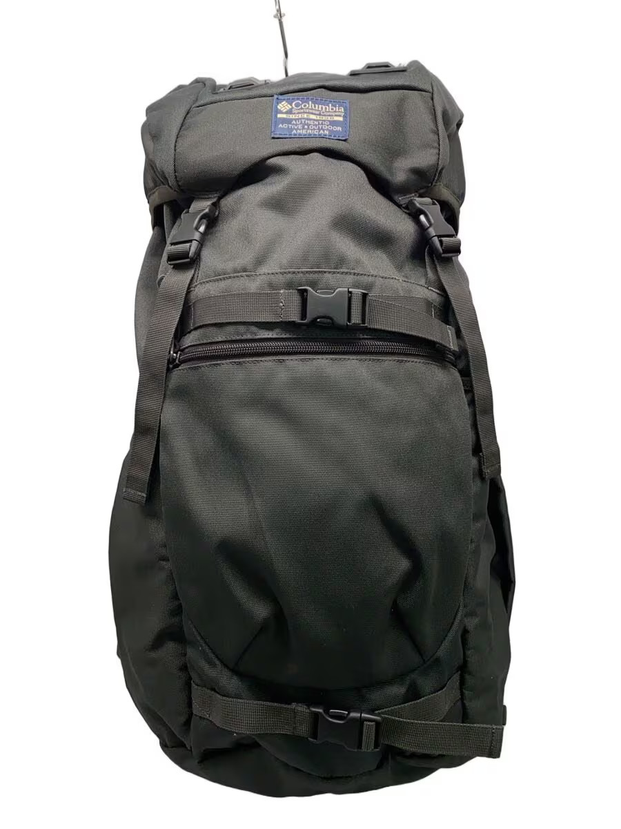 Columbia Backpack, Polyester, Green, Solid Color - image 1