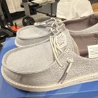 Hey Dude Wendy Youth Sugar Shine Silver Boat Shoe Fabric US YT2 EU 34 41114-040 — photo 5