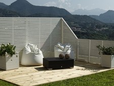 Pannelli Frangivista DELUX Pino Laccato Colore Bianco cm. 180X170H 4PZ