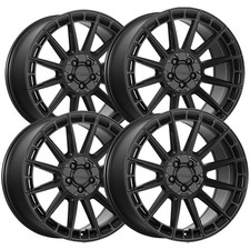 Set Of 4 Katana Racing Kr11 20x8.5 5x1105x4.5 40mm Matte Black Wheels Rims