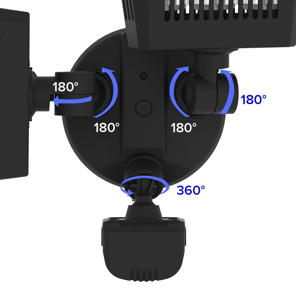 LED Fluter Strahler Außenleuchte mit Bewegungsmelder 3600lm 36W IP65 5000K CE - Bild 4 von 4