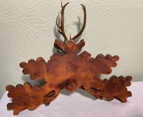 West German Hunter Cuckoo Clock w/ Music Box and Dancers Cleaned and Working - Picture 10 of 21