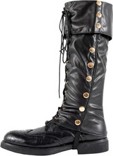 Piraten Stiefel berz ge Kunstleder Steampunk Bein Stiefel berz ge...