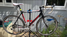 IndiGO Milano Road Bike 16in Frame 700C Black/Red/White Drop Bar Rim Brake