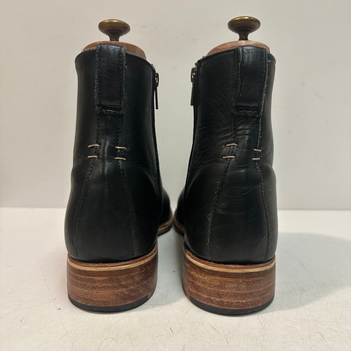 EXCELLENT Rancourt & Co. x Helm Pablo Boot Zipper Moto Made in Maine USA 11.5 D EXCELLENT Rancourt & Co. x Helm Pablo Boot Zipper Moto Made  main image 4