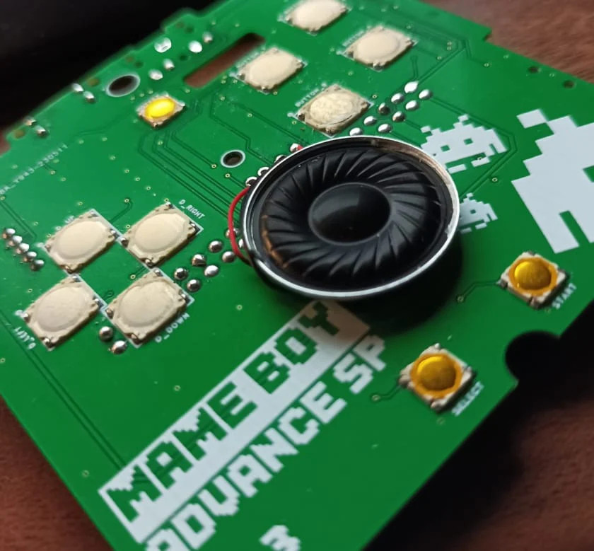 Robby 芽 Zega Mame Boy Advance SP Raspberry Pi Mod Pre-Soldered Kit