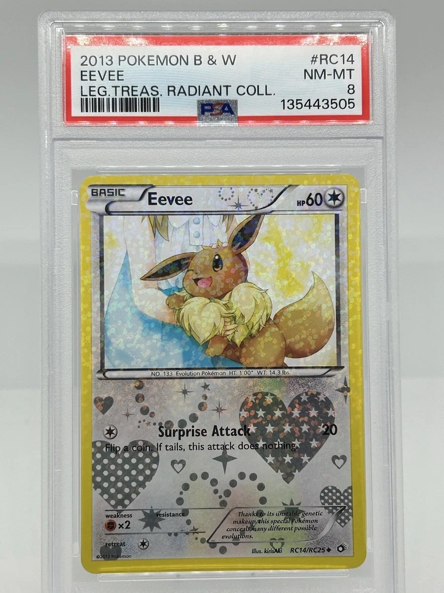 Eevee Pokémon TCG Legendary Treasures Individual Collectible Card