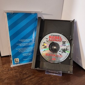 Star Wars: Rebel Assault (Sega CD, 1993) - Tested, Complete