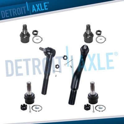 4WD 6pc Complete Front Suspension Kit for Ford Excursion F-250 F-350 Super Duty