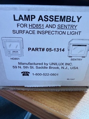 Neu Unilux 05-1314 Flash Lampe für HD851 & Sentry Oberfläche Inspektion Licht