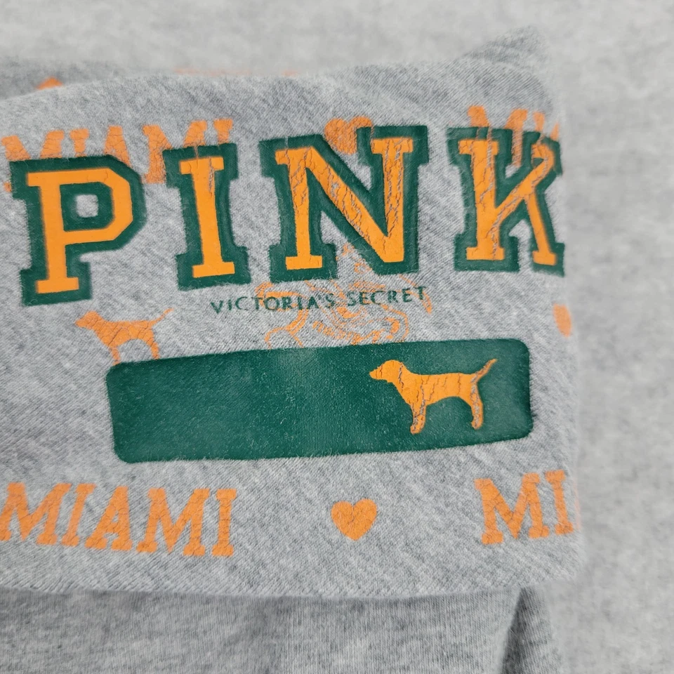 Miami Hurricanes Rosa Victoria's Secret Leggings Pantalones Mujer XS Medidas 26x32 Foto 4 de 4