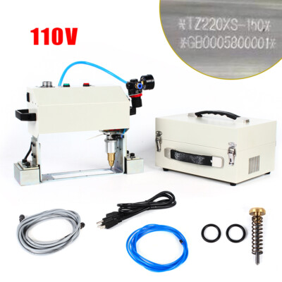 Pneumatic Dot Peen Marking Machine Chassis Number VIN Code Marking 140*40mm US