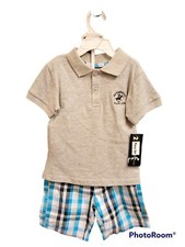 U.S. Polo Assn. Infant And Toddler Boys Clothes 2 Piece Outfit Set