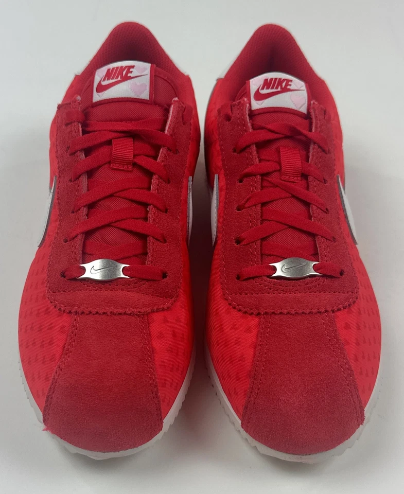 Nike Cortez BG Rojo Blanco Niños 6.5Y Zapatos Tenis Día de San Valentín HV5166-696 Foto 4 de 4