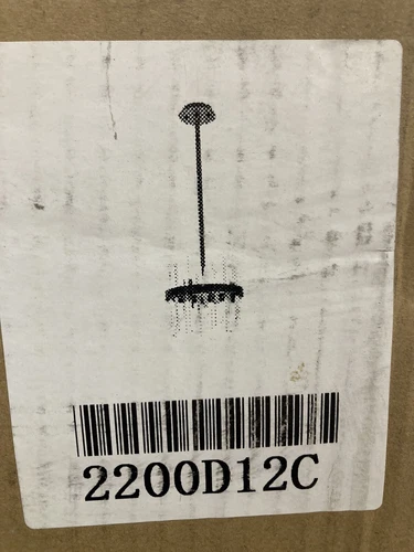 Elegant Lighting Serena 6 Light 12 inch Chrome Pendant Ceiling Light New in Box - Picture 3 of 3