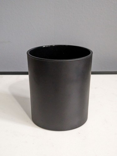 New Black Matte Tumbler Jars 10 oz (Case Of 12) Candle Making Candle Glass Bulk - Picture 3 of 11