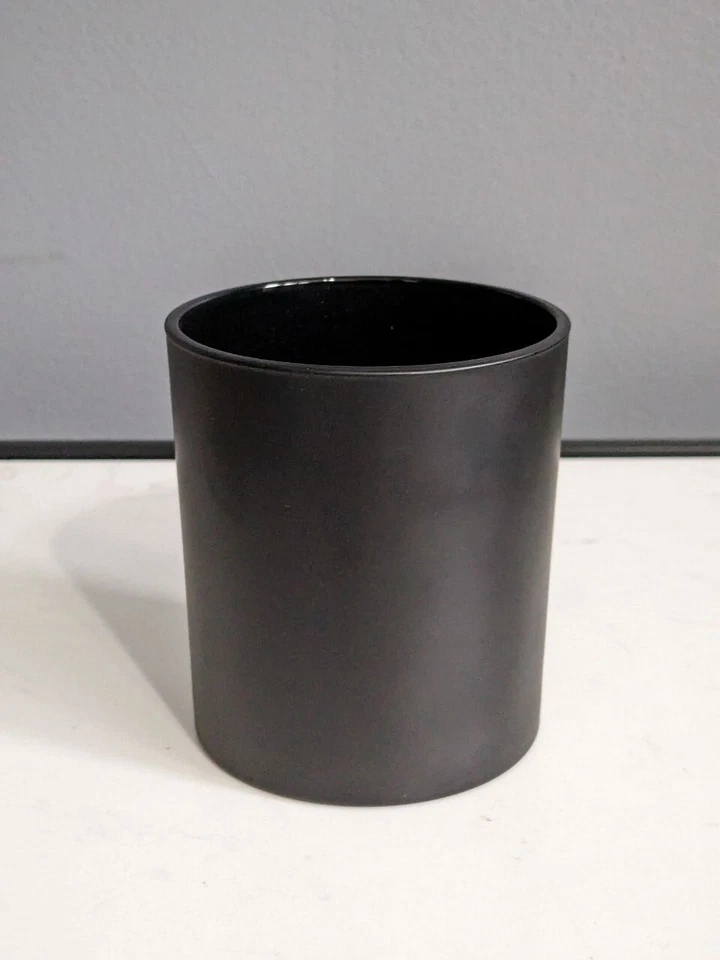 New Black Matte Tumbler Jars 10 oz (Case Of 12) Candle Making Candle Glass Bulk - Image 3 of 4