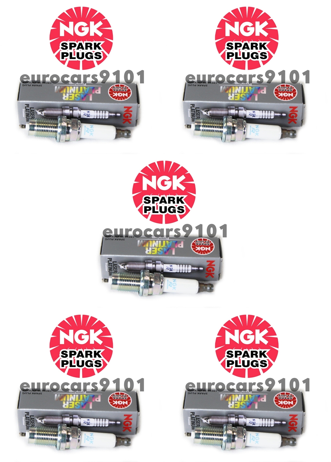 Volkswagen Jetta NGK Spark Plugs 6737 101905600C Set of 5