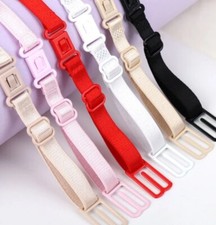 6 Nonslip Elastic Adjustable Retainer Band Bra Strap Holder Racer Back Clip UK