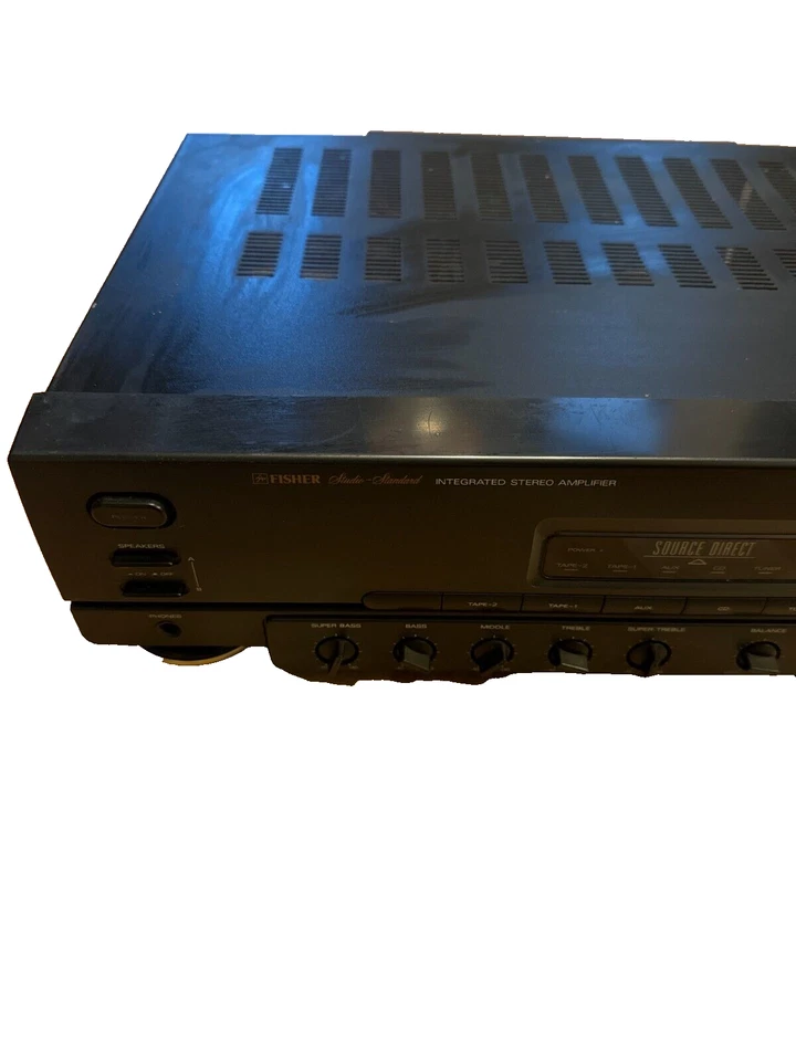 Fisher CA-9030 Verstärker Vintage HiFi Amp schwarz – Stereo Amplifier RAR - Bild 2 von 4