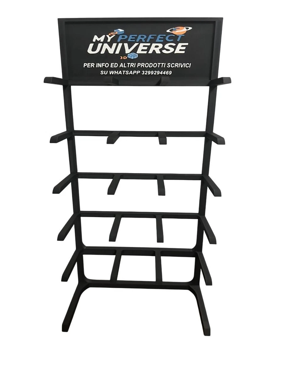 Espositore Girevole Per Gioielli E Portachiavi A 2 Ripiani, 12 Ganci, Altezza 42 Cm – Base Fissa, Per Negozio E Camera