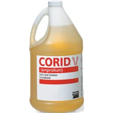 Corid 9.6% Gallon Amprolium Oral Solution For Cattle Calves Coccidiosis