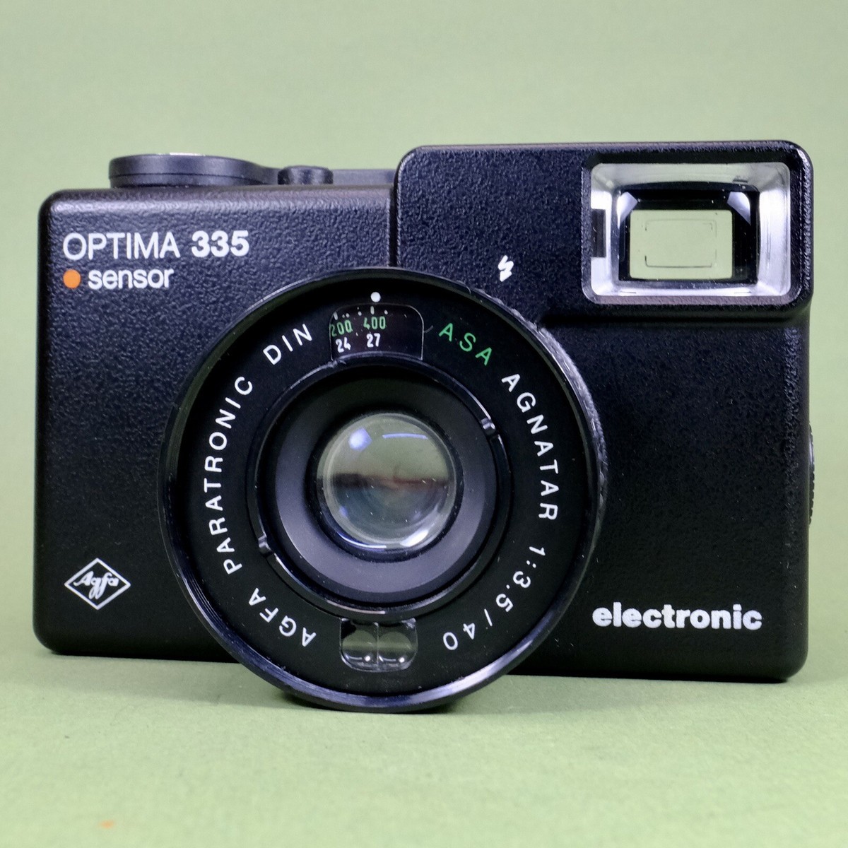 Agfa Optima Sensor 335 Electronic Compact 35mm Camera w Agfa Optima Sensor 335 Electronic Compact 35mm Camera w