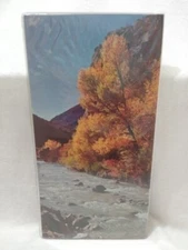Soft Cover Thin Photo Album-Holds 96 Pictures or Postcards 4x6" River Nature