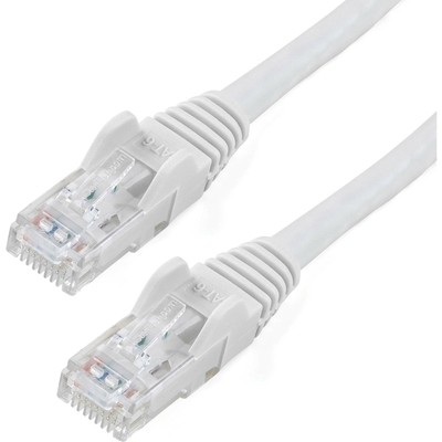StarTech.com 5ft CAT6 Ethernet Cable - White CAT 6 Gigabit Ethernet Wire -650MHz