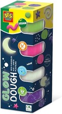 SES Creative 00516 Feel Good Dough-Glow 4x90gr, Various