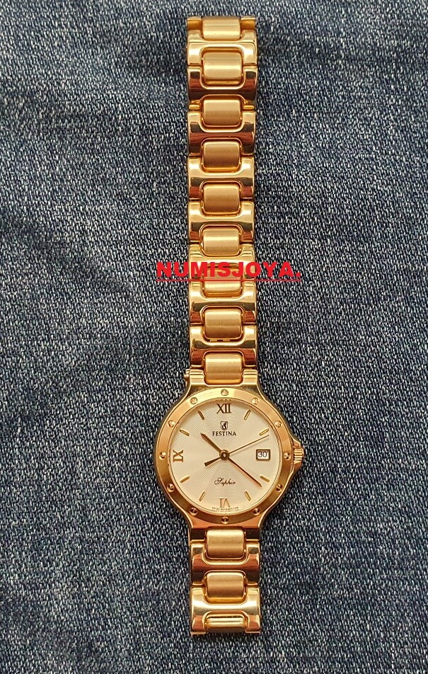 MRS FEAST GOLD WATCH. Weight 44 gr. Reference 259/3. OFFICIAL 2 YEAR WARRANTY.