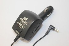 Genuine Original Maxell Car Charger Output 4.5/6V 1000mA