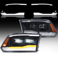 Vland Full LED Scheinwerfer FüR 2009-2018 Dodge RAM 1500 2500 3500 Animation