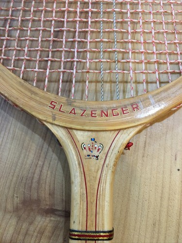 VTG Slazenger Demon Wooden Squash Racket #4004 Crown Made in Japan GUC - Picture 7 of 13