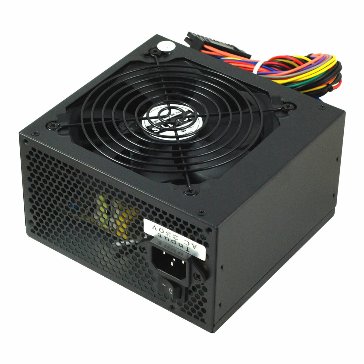 Black 500W 12CM Silent Fan PC Power Supply ATX Computer PSU 500 Watt 24