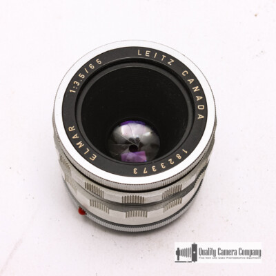 LEICA LEITZ  ELMAR 65ｍｍ F3.5 Leitz Canada Elmar 65mm F/3.5 Type 1 [OCMOR / 11062] | LENS-DB.COM