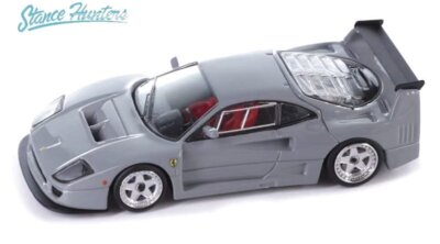 FERRARI F40 LM - Artwork - grey - Stance Hunters 1:64 | eBay