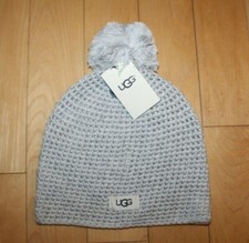 NWT WOMENS UGG KNIT BEANIE HAT OSFA Gray 55.00