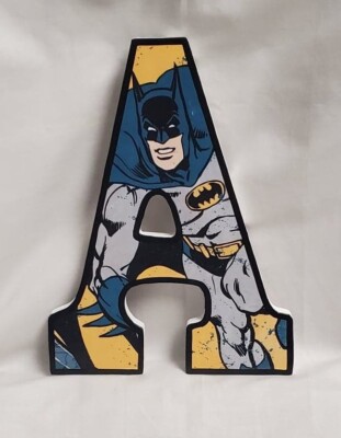 Batman Wooden Letters For Game room Or Children’s Wall Decor | eBay