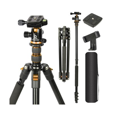 Tripod for Camera, 77'' Camera Tripod Stand, 360 ° Ball Head Professional Al