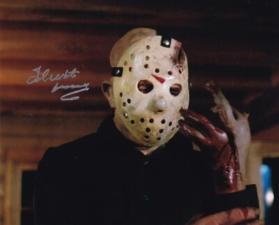 TED WHITE signed Autogramm 20x25cm FRIDAY THE 13 in Person autograph COA