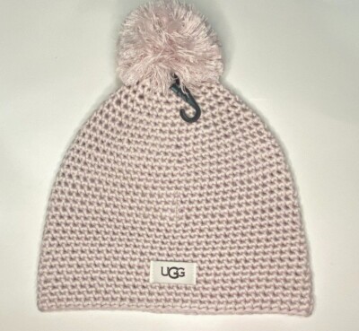 UGG Pom-Pom Beanie Cable Knit Women's Hat | eBay