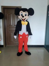 【TOP SALE】Professional Mickey Mouse Mascot Costume Unisex Adult Size Fancy Dres