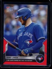 2022 Topps Now #996 Danny Jansen Red Parallel Card #d /10