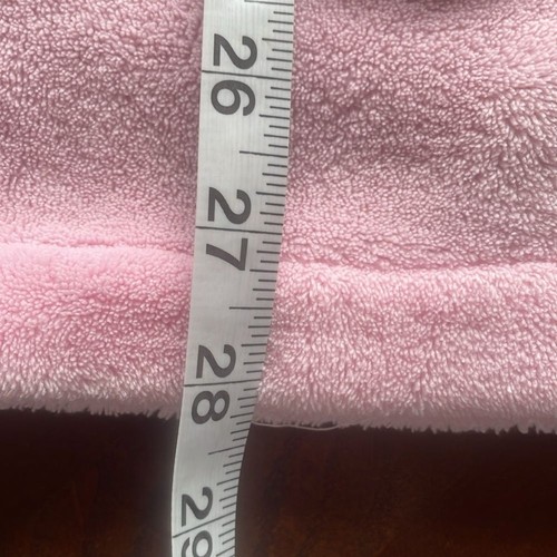 Pottery Barn Kids Flame Resistant Pink Hooded Soft Robe Girls Med Pockets Medium - Picture 6 of 12