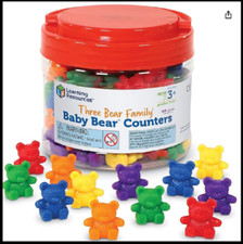 Learning Resources Baby Bear Counters - 102 Pieces, Ages 3  Grades Pre-K for