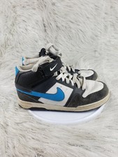 Nike Air Morgan Mid 2 Athletic Shoes - Youth Boy's Size 4Y 407716-042 Gray Blue