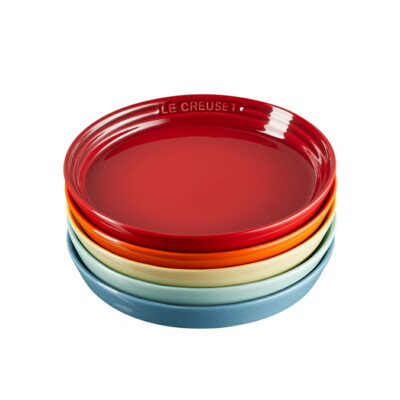 【未使用】LE CREUSET Neo Round Plate set of 5 Le Creuset Neo Round Plate 22cm Rainbow Set of 5pcs | eBay