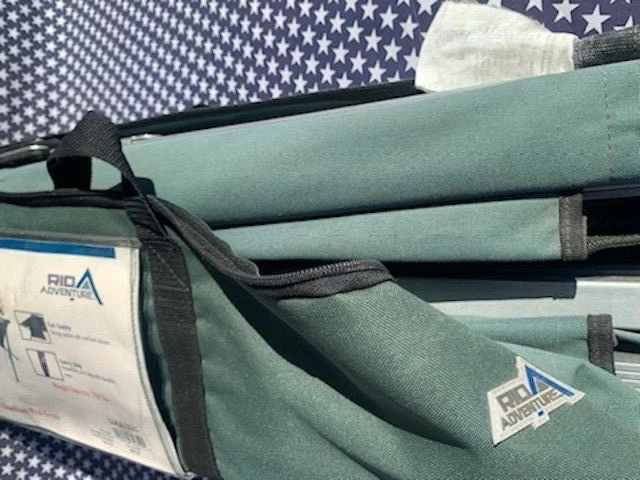Bolso verde plegable negro estilo militar RIO Adventure (Las Vegas) Foto 4 de 4